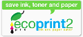 ecoPrint2 Pro: Ink and Paper Saver